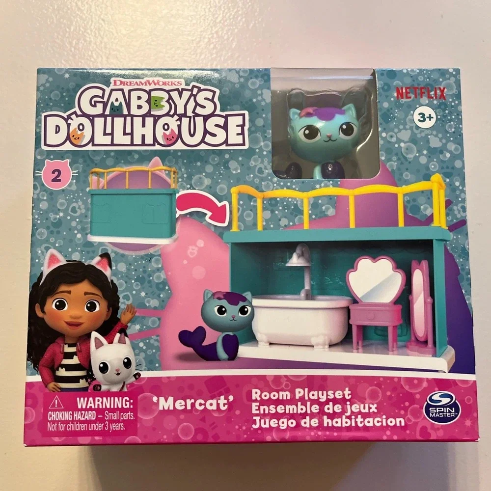 Spin Master Gabby's Dollhouse Mercat Room Playset w/ Mini Figure Age 3+ 6075649